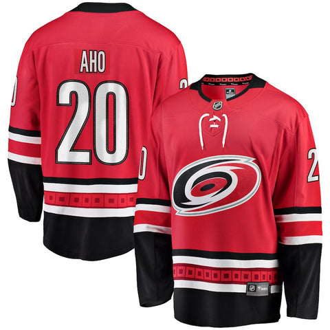 Sebastian Aho Carolina Hurricanes   Breakaway Player Jersey