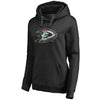 Anaheim Ducks   Women's Lovely Pullover Hoodie - Black