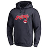 Cleveland Indians   Team Lockup Pullover Hoodie - Navy