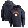Houston Astros   Team Lockup Pullover Hoodie - Navy