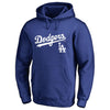 Los Angeles Dodgers   Team Lockup Pullover Hoodie - Royal