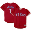 Elvis Andrus Texas Rangers Majestic Youth Alternate Official Cool Base Player Jersey