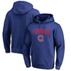 Chicago Cubs   Team Lockup Pullover Hoodie - Royal