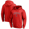 Los Angeles Angels   Team Lockup Pullover Hoodie - Red