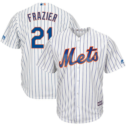 Todd Frazier New York Mets Majestic Youth Home Official Cool Base Player Jersey