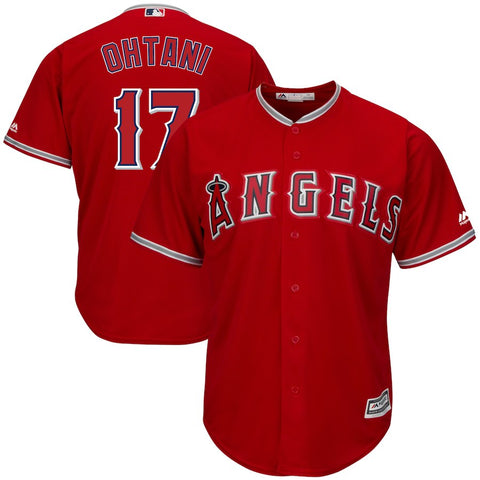 Shohei Ohtani Los Angeles Angels Majestic Alternate Official Cool Base Replica Player Jersey