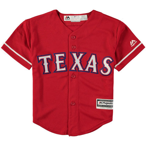 Texas Rangers Majestic Preschool Official Cool Base Team Jersey