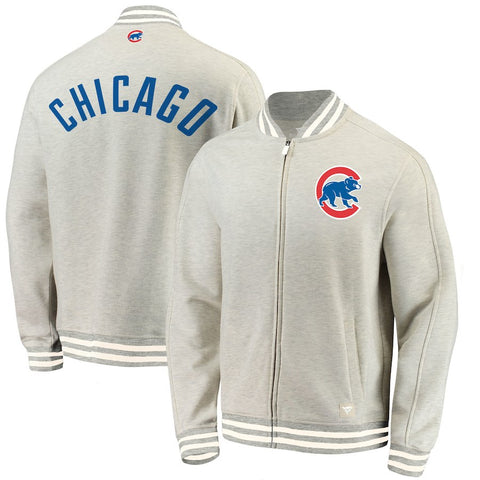 Chicago Cubs   Heritage Primary Full-Zip Track Jacket
