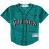 Ken Griffey Jr. Seattle Mariners Majestic Official Cool Base Performance Player Jersey - Aqua