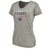 Buffalo Sabres   Women's Freedom Tri-Blend V-Neck T-Shirt