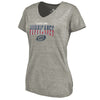 Carolina Hurricanes   Women's Freedom Tri-Blend V-Neck T-Shirt