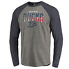 Anaheim Ducks   Freedom Tri-Blend Raglan Long Sleeve T-Shirt