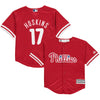 Rhys Hoskins Philadelphia Phillies Majestic Official Cool Base Performance Player Jersey