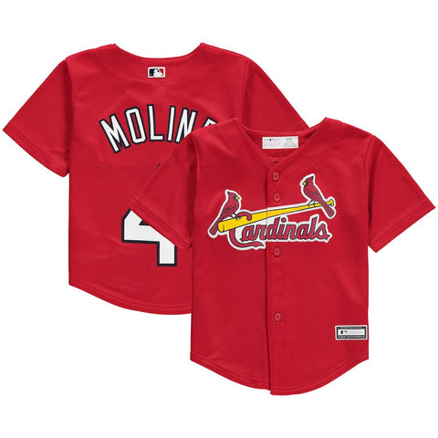 Yadier Molina St. Louis Cardinals Toddler Replica Player Jersey - Scarlet