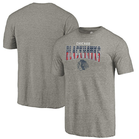 Chicago Blackhawks   Freedom Tri-Blend T-Shirt