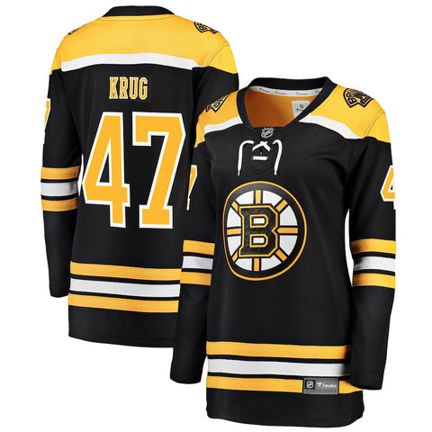 Torey Krug Boston Bruins   Women's Breakaway Player Jersey - Black