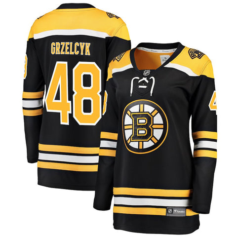 Matt Grzelcyk Boston Bruins   Women's Breakaway Player Jersey - Black