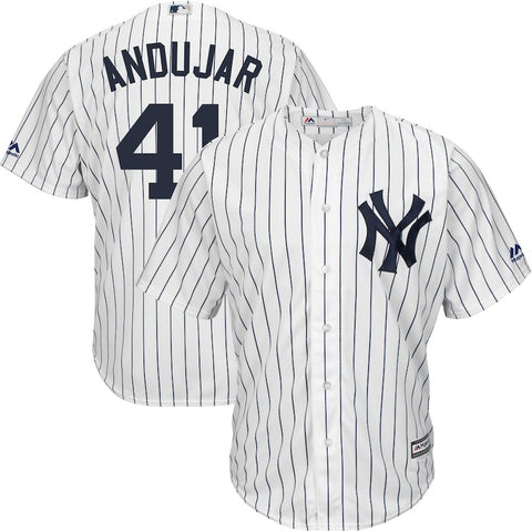 Miguel Andujar New York Yankees Majestic Home Official Cool Base Replica Player Jersey - White