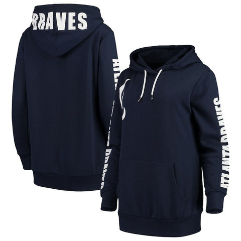 Atlanta Braves G-III 4Her by Carl Banks Women's 12th Inning Pullover Hoodie