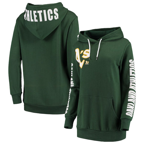 Oakland Athletics G-III 4Her by Carl Banks Women's 12th Inning Pullover Hoodie