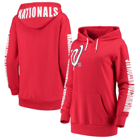 Washington Nationals G-III 4Her by Carl Banks Women's 12th Inning Pullover Hoodie