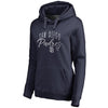 San Diego Padres   Women's Graceful Pullover Hoodie - Navy