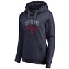 Cleveland Indians   Women's Plus Size Graceful Pullover Hoodie - Navy
