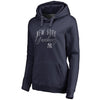 New York Yankees   Women's Plus Size Graceful Pullover Hoodie - Navy