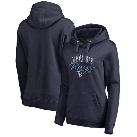 Tampa Bay Rays   Women's Graceful Pullover Hoodie - Navy