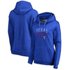 Texas Rangers   Women's Plus Size Graceful Pullover Hoodie - Royal