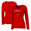Carolina Hurricanes   Women's Plus Size Graceful Long Sleeve T-Shirt - Red