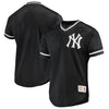 New York Yankees Mitchell & Ness Mesh V-Neck Jersey