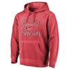 Carolina Hurricanes   Shadow Washed Retro Arch Pullover Hoodie - Red