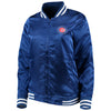 Chicago Cubs Antigua Women's Strut Full-Zip Bomber Jacket