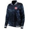 Boston Red Sox Antigua Women's Strut Full-Zip Bomber Jacket