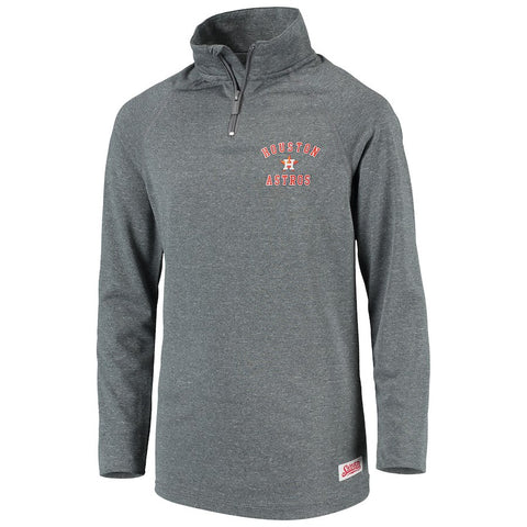 Houston Astros Stitches Youth Quarter-Zip Pullover Jacket