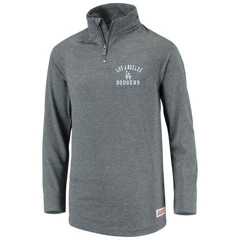 Los Angeles Dodgers Stitches Youth Quarter-Zip Pullover Jacket