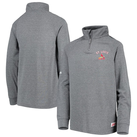 St. Louis Cardinals Stitches Youth Quarter-Zip Pullover Jacket