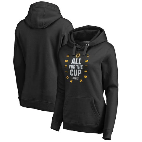 Boston Bruins   Women's 2018 Stanley Cup Playoffs Bound Behind The Net Pullover Hoodie