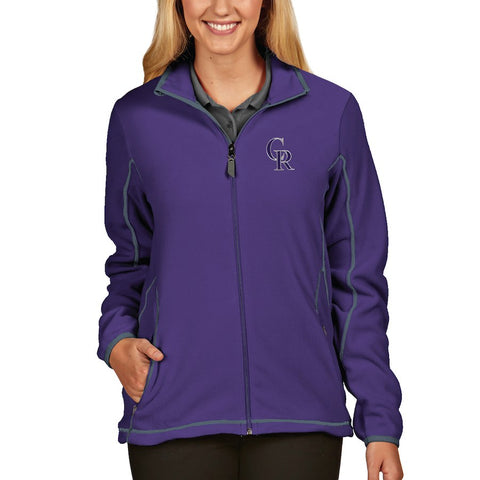 Colorado Rockies Antigua Women's Full Zip Ice Jacket
