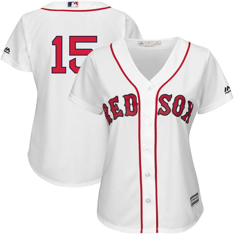 Dustin Pedroia Boston Red Sox Majestic Women's Team Cool Base Player Jersey