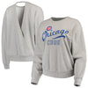 Chicago Cubs Touch by Alyssa Milano Women's Femme Flare Crew Sweatshirt