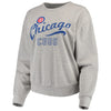 Chicago Cubs Touch by Alyssa Milano Women's Femme Flare Crew Sweatshirt