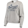 Detroit Tigers Touch by Alyssa Milano Women's Femme Flare Crew Sweatshirt