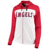 Los Angeles Angels Touch by Alyssa Milano Women's Scrimmage Full-Zip Hoodie