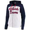 Atlanta Braves Touch by Alyssa Milano Women's Scrimmage Full-Zip Hoodie