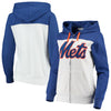 New York Mets Touch by Alyssa Milano Women's Scrimmage Full-Zip Hoodie
