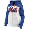 New York Mets Touch by Alyssa Milano Women's Scrimmage Full-Zip Hoodie