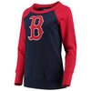Boston Red Sox G-III 4Her by Carl Banks Women's Top Ranking Tunic Raglan Crew Sweatshirt