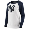 New York Yankees G-III 4Her by Carl Banks Women's Top Ranking Tunic Raglan Crew Sweatshirt